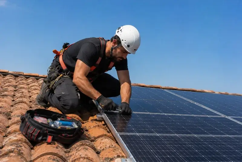 Maintenance et monitoring de panneaux solaires à Fillinges