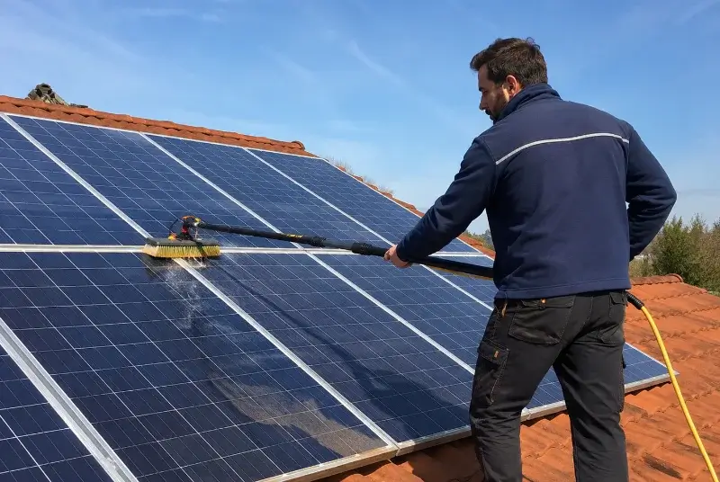 Nettoyage et entretien de panneaux solaires à Fillinges